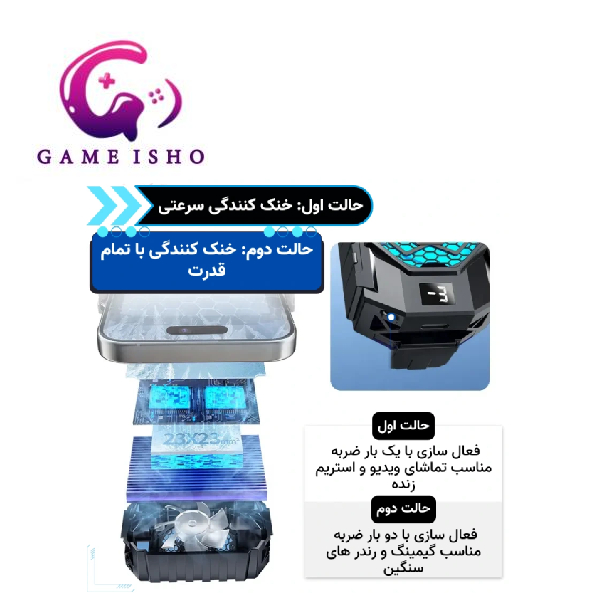 فن خنک کننده گوشی موبایل لیزون مدل SL31
